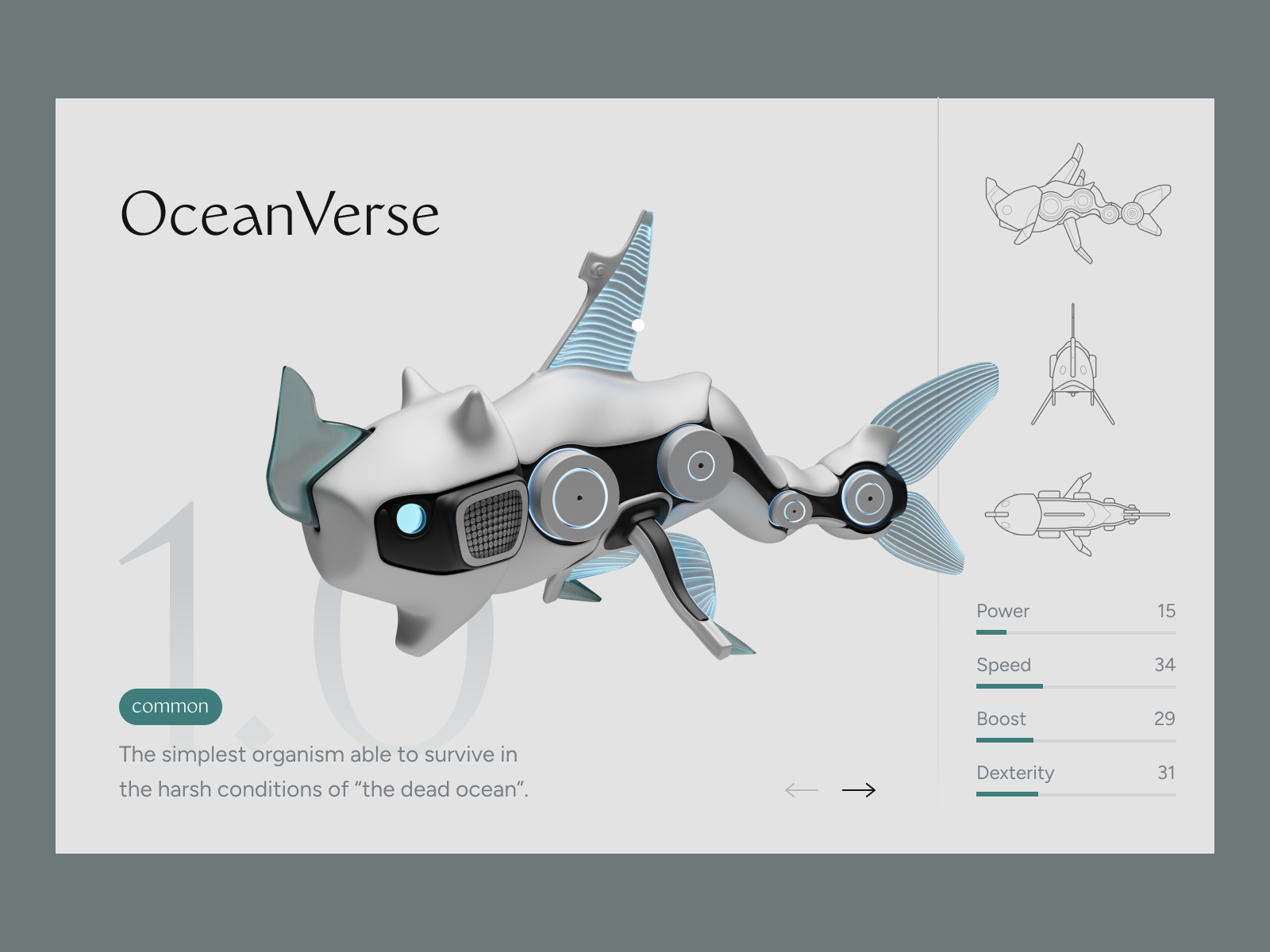 P2E project landing page animation clean landing minimal nft typography