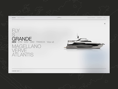 Azimut Yachts website overview art direction branding inter interaction design lifestyle luxury photography technology typography ui web animation web design website yachts
