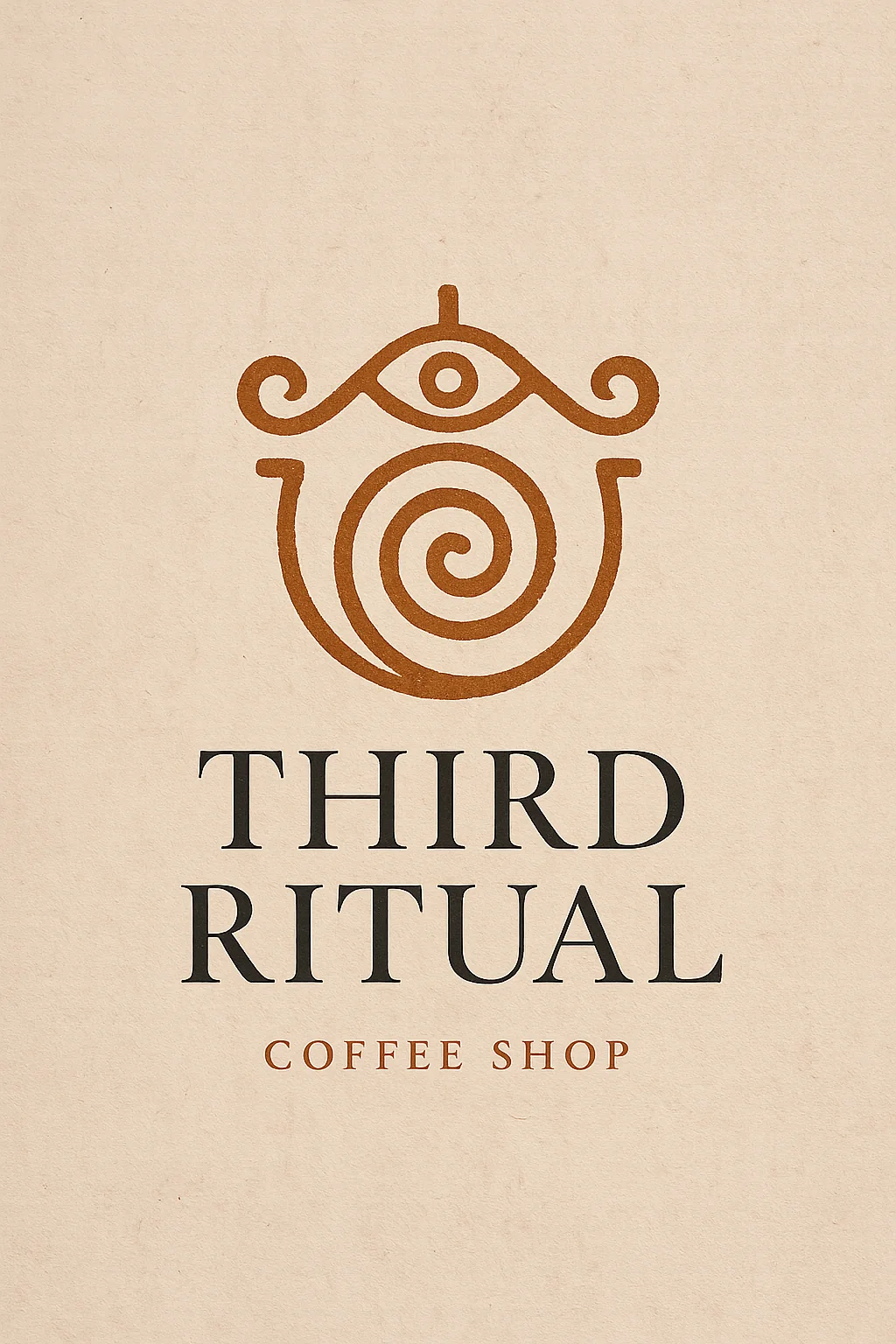 Third Ritual Coffee Shop LOGO graphic design