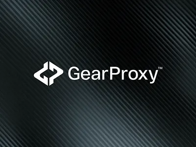 Gear Proxy Logo Design ai branding gp initial gp logo graphic design letter logo logo logo design logo designer logo icon logo mark logos professional logo saas tech