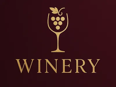 Local Winery LOGO typographic logo