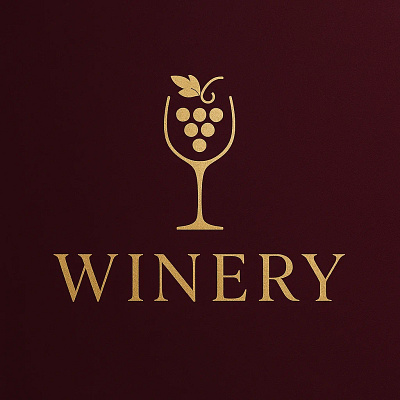 Local Winery LOGO typographic logo