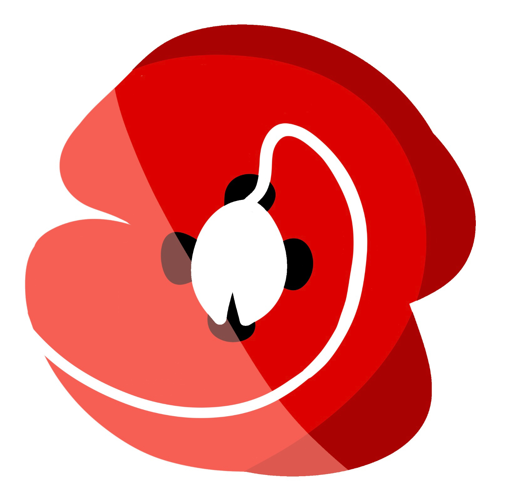 #1 Poppy flat flatdesign flower graphic design logo poppy