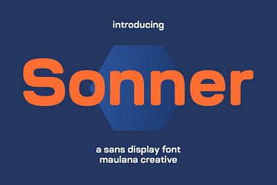 Sonner Sans Display Font branding font fonts graphic design logo nostalgic sans font