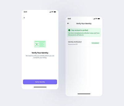 KYC Verification identity verification idnetity verified kyc kyc flow mobile app mobile screen mobileappdesign upload kyc verification verify verify identity