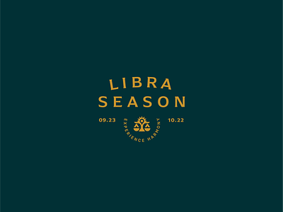 Libra Season♎⚖️ astrology badge badge design balance color inspiration harmony libra scales september type typography vintage zodiac zodiac sign