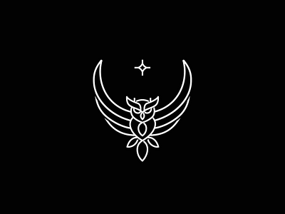 Stay wise, friends 🦉 aviary bird circles illustration linework minimal modern monoline monoweight owl star wisdom wise