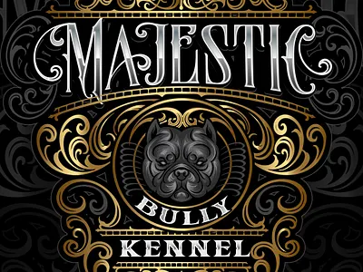 majestic graphic design logo type vintage logo