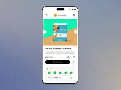 Daily UI_010: Social Share Interaction for Mobile Product dailyui dailyui006 designinspiration figmadesign mobileui socialshare webinteraction