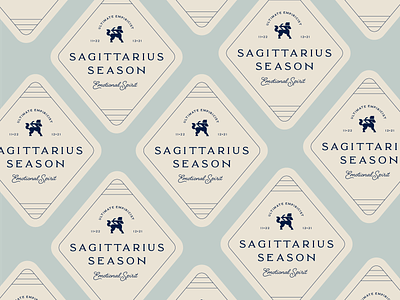 Sagittarius Season ♐🏹 badge badge design bow bow and arrow centaur december design geometric horseman lockup sagittarius type vintage zodiac zodiac sign