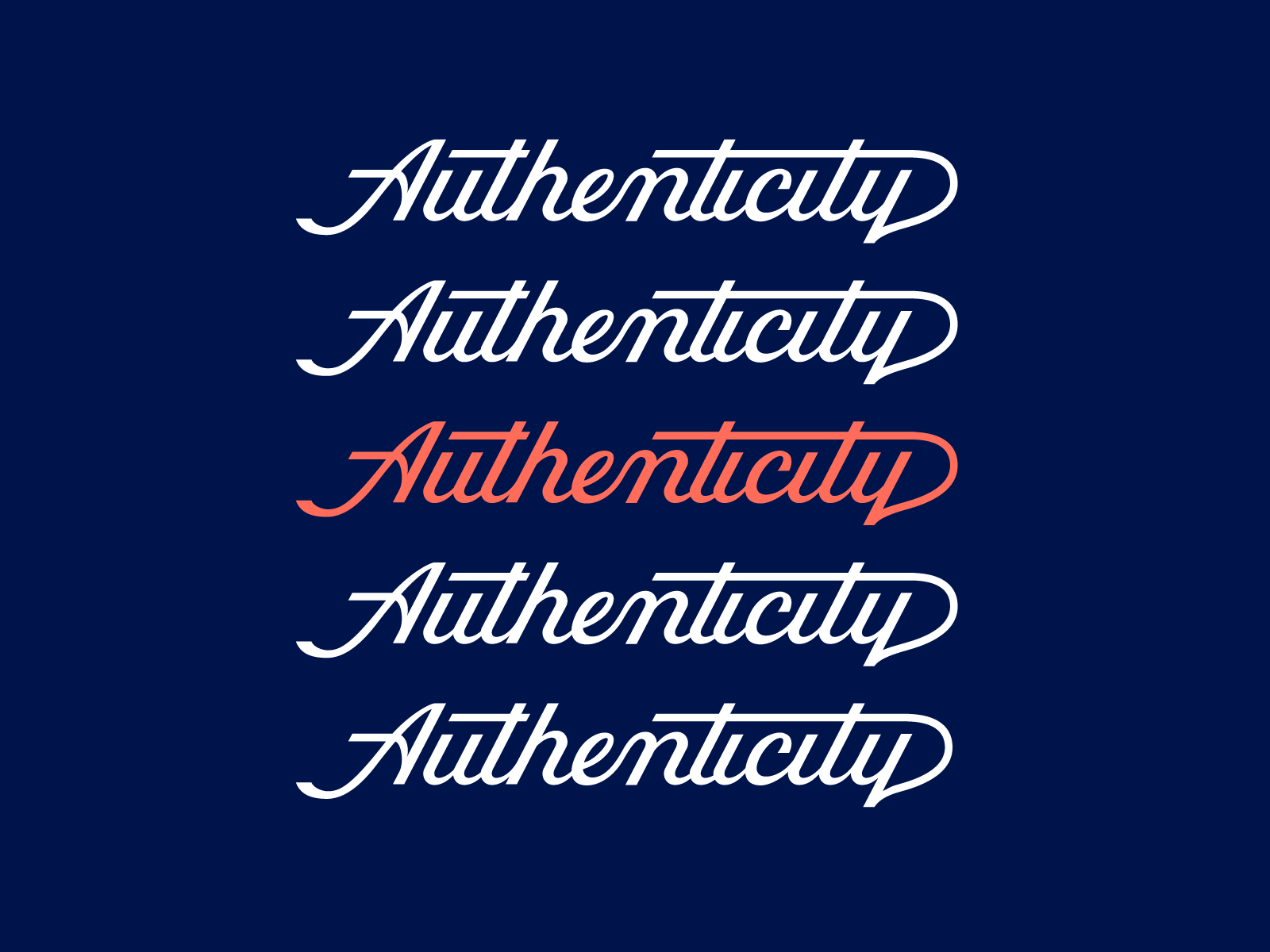 Authenticity by Rachel Gillespie (Seer Design Co.) on Dribbble