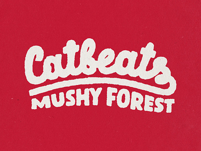 Catbeats - Mushy Forest branding cartoon catbeats doodle fun graphic design illustration japanese kawaii lettering logo music swedish columbia