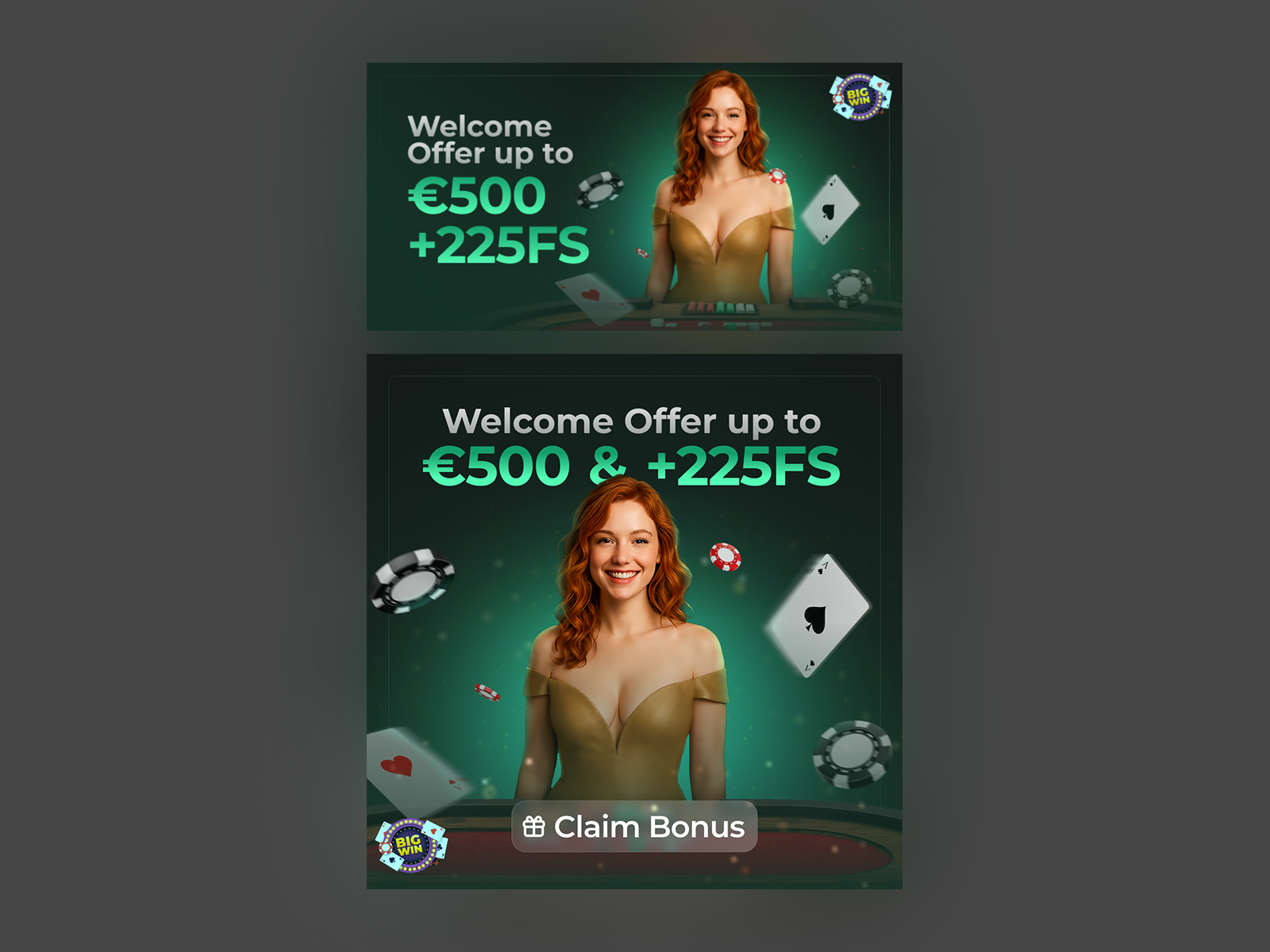 Live Casino Banner | iGaming design graphic design minimal