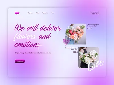 design concept bloom ui ux