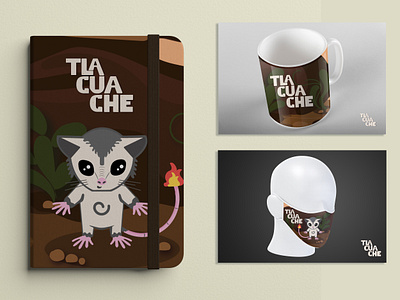 Tlacuache logo & Ilustration´s branding design graphic design illustration logo vector
