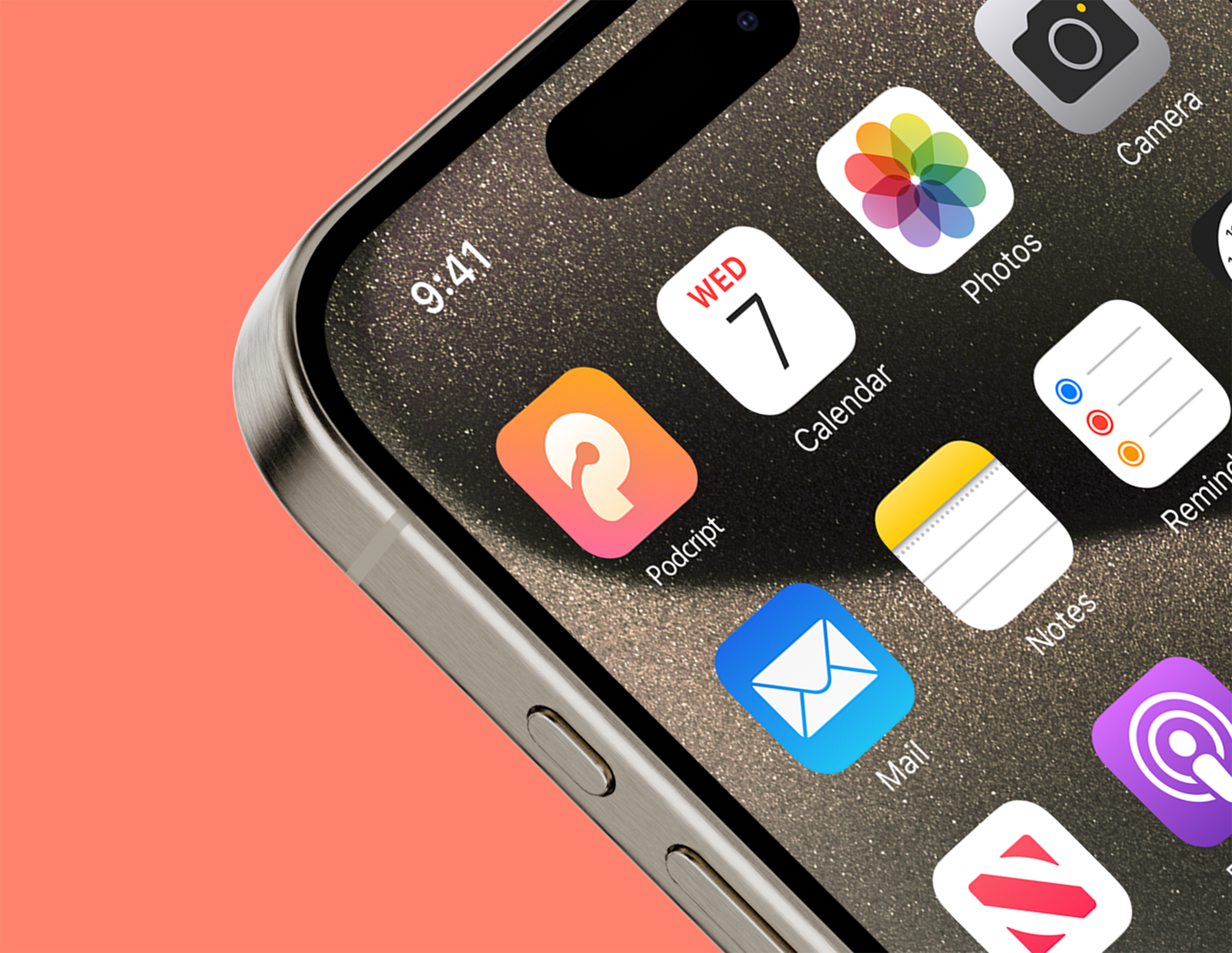 Podcript App Icon Design app app icon app icon design figma icon design illustration logo mobile app mobile app icon mobile app icon design podcast podcast app podcast app icon podcast icon uidesign