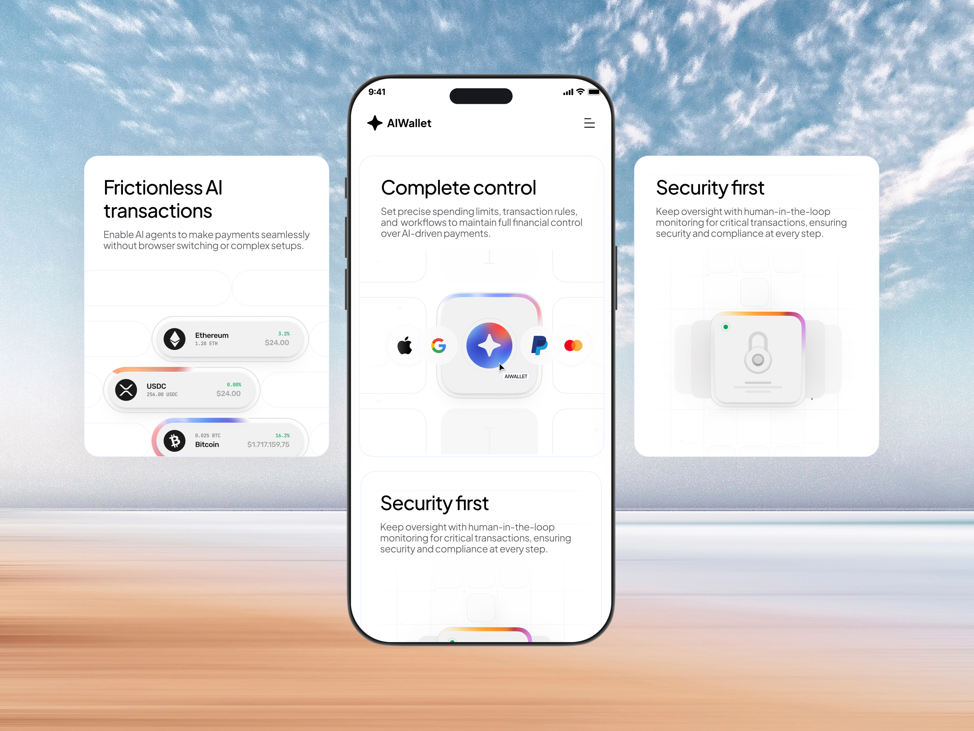 AI Finance solutions website responsive app design interface product service startup ui ux web website