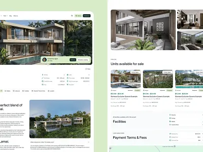 Real Estate Website - Thailand Realtor agent for real estate cta real estate facilities galleries luxury real estate properties property directory real estate real estate agent real estate website ui units website