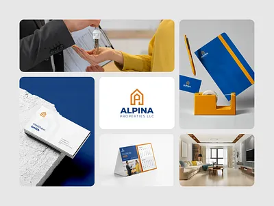 Alpina Properties LLC Branding Project animation brand identity branding graphic design illustration logo motion graphics ui