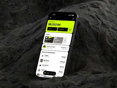 Mobile Banking App app design balance page bank banking banking app finance finance wallet financial app fintech mobile mobile app mobile wallet money management payment transactions wallet