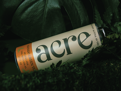 Acre botanicals branding can cannabis custom type lettering logotype minneapolis minnesota nature outdoors packaging plants thc typography