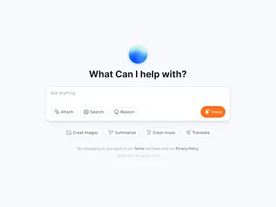 AI chat ai ai assitant ai chat artificial intelligence chat gpt clean mingcute robot ui