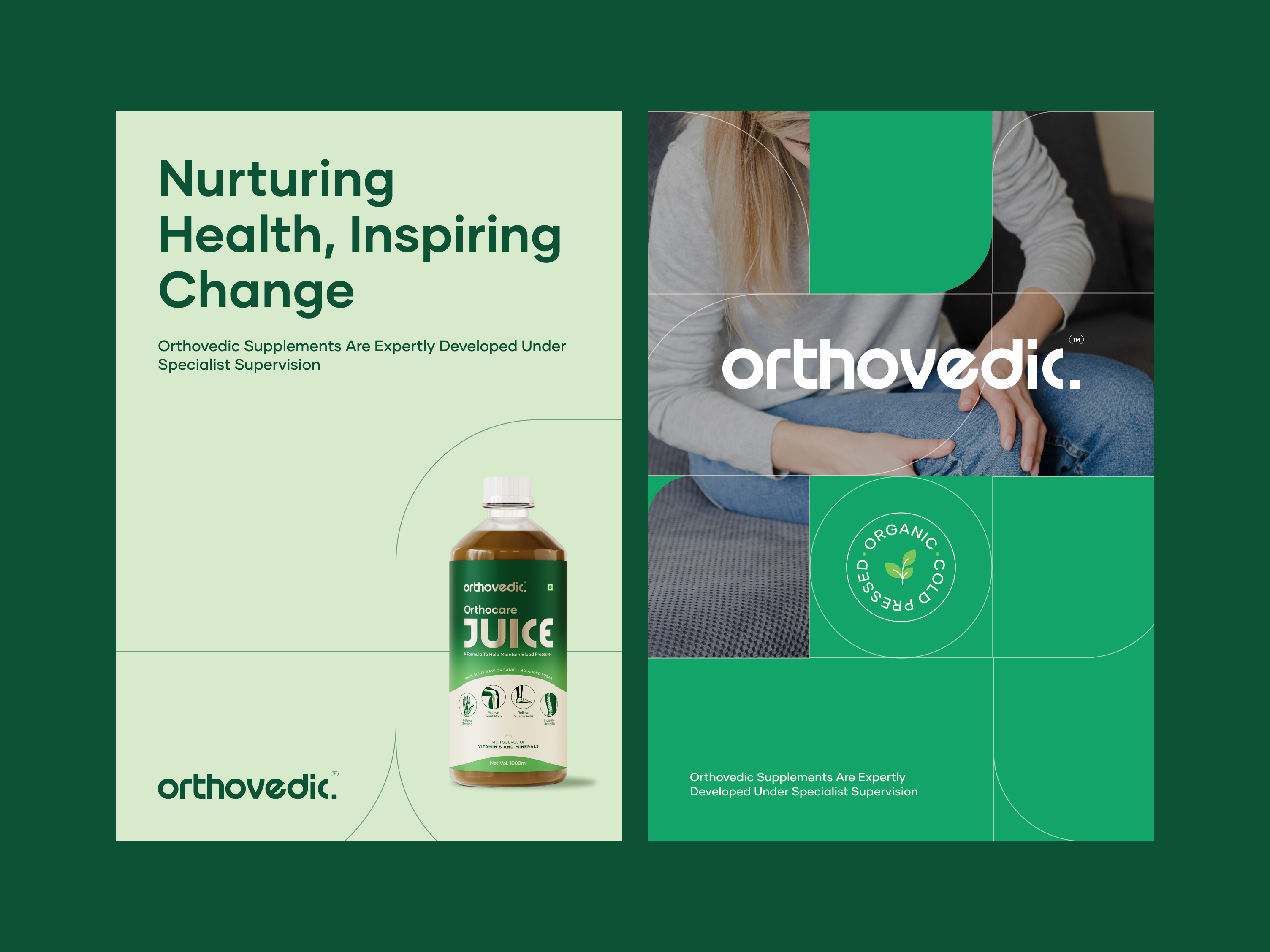 Orthovedic : Logo design & 3D rendering 3d 3d rendering branding label design logo logo design product render typography visual identity