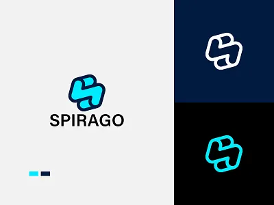 Minimalist, Modern S Letter Spirago Logo Design Concept. app icon brand brand identity branding creative logo ecomerce gredient logo hexagon logo identity letter logo logo logo design minimal logo modern logo popular logo print professional logo s letter logo tech logo unique logo