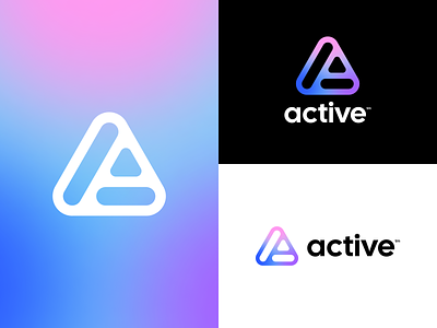 Active Logo Design Tutorial abstract active branding clean design figma graphic design logo logo tutorial logomark modern running simple sports sporty tutorial vector