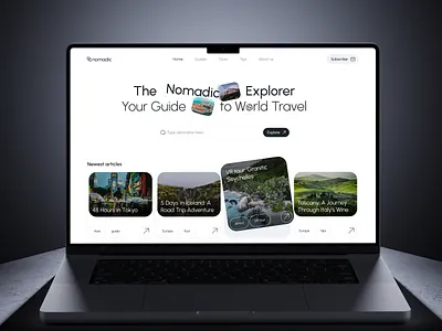 🌍 Web design for the travel company | Hyperactive cards clean colors commercial website concept cta design e commerce graphic design hero section hyperactive landing page nav bar product design saas tourism travel agency ui ux web design