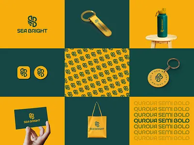 Sea Bright Logo Design I Agro Logo Design brandidentity branding brandingdesign brandstyleguide corporateidentity design ecofriendlylogodesign graphic design greenbrandidentity identitydesign logo logodesign logoforsb minimalleaflogo modernnaturallogo natureinspiredlogo organicbusinesslogo sb sblettermarklogo