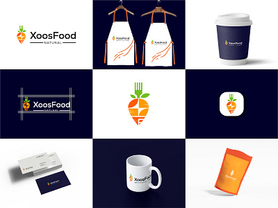 Food Logo | Carrot Logo | Restaurant logo design branding cafe carrot carrot nutrition f logo fast food food logo graphic design iconic identity illustration leaf logo logo logo design modern monogram logo natural food restaurant logo spoon logo ui