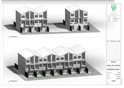 Project No.164 - black_24_mamba 3d exterior modeling 3d modeling elevation design exterior design floor plan design kerpoo studio