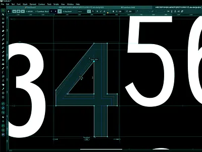 Type Design 48 2d art artwork design font fontlab graphic design lettering modern type design typeface typography vector