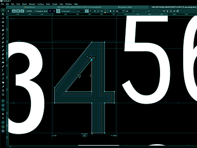 Type Design 48 2d art artwork design font fontlab graphic design lettering modern type design typeface typography vector
