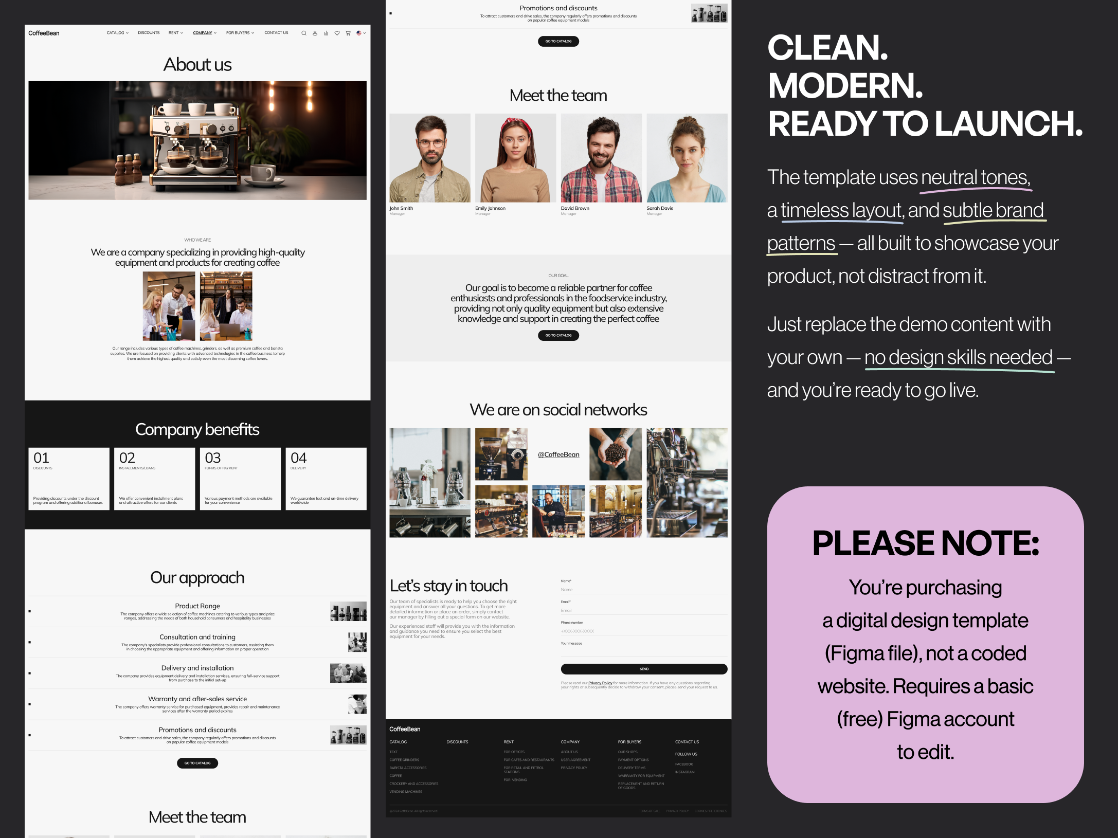 Example of Figma Ecommerce Template
