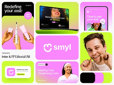 SMYL- Dental Care Branding branding branding design dental branding dental branding design dental care dental service teeth