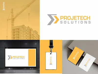 PROJETECH SOLUTIONS Logo Design logo