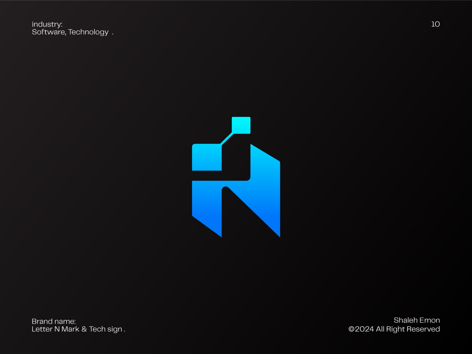 Example of Modern Tech Logo Design