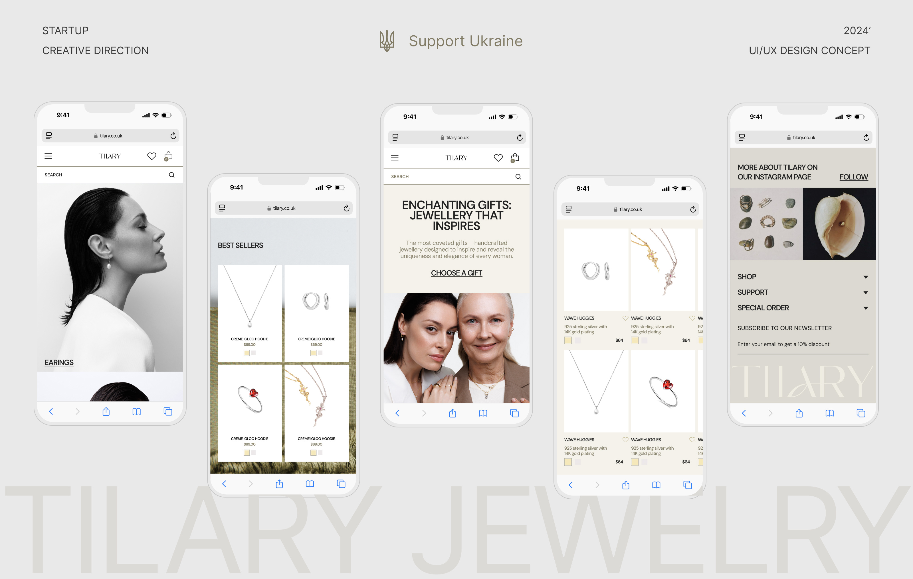 Sophisticated Jewellery 💍 - Branding & Web Design brand book branding colors design e commerce figma graphic design guidelines jewelry logo typography ui ui design ui ux user experience user interface ux web web design website