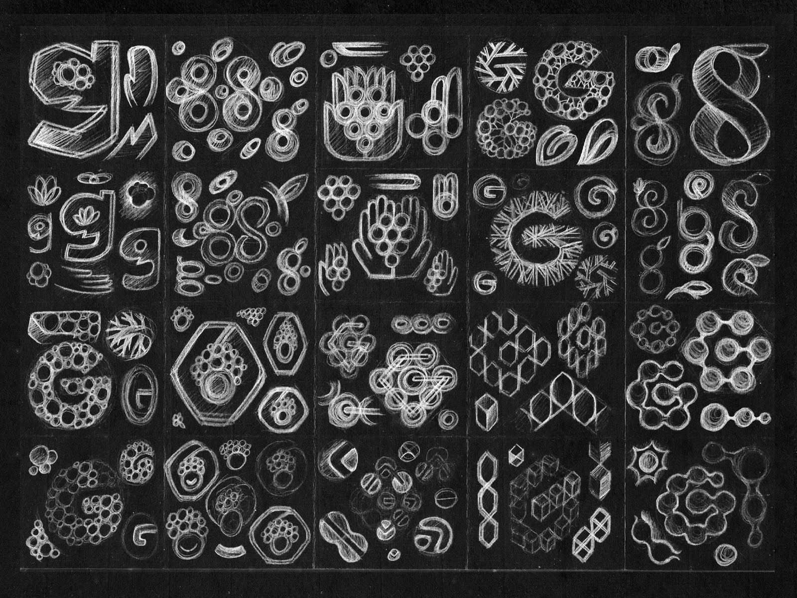 Example of Pencil Sketching Explorations   Logo