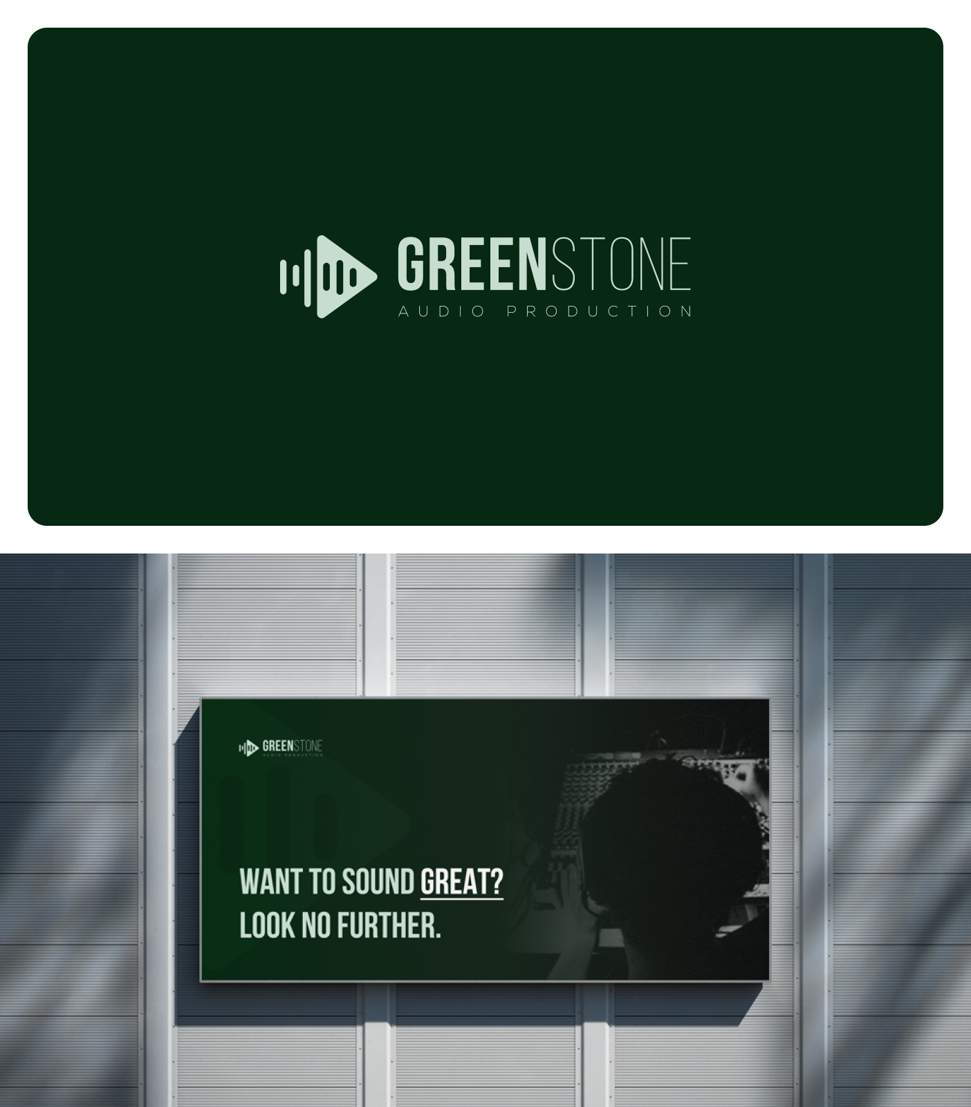Greenstone Audio Production - Branding branding logo vector design