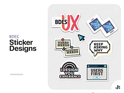 BDES Sticker Designs branding graphic design logo