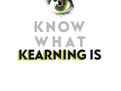 I Know What Kearning Is branding design graphic design typography