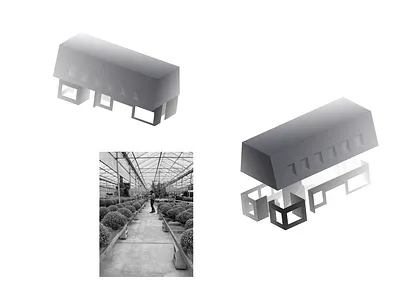 Garden House architecture development gardening house product rendering spline user interface web