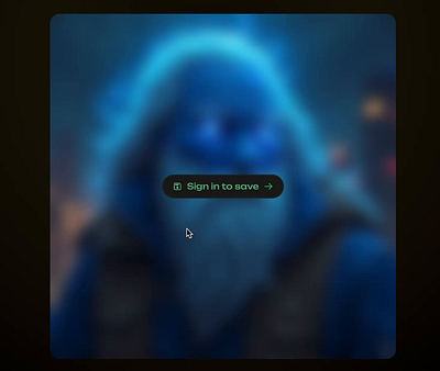 Sign in to save – generation reveal image blur image reveal save image signin signup flow ui