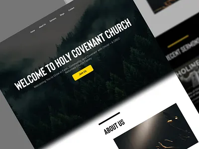HCC Church Website Design animation branding design figma graphic design illustration logo ui ux vector