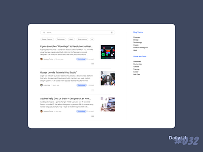 DailyUI #035 - Blog Post blog branding design graphic design illustration logo minimal ui vector web web app