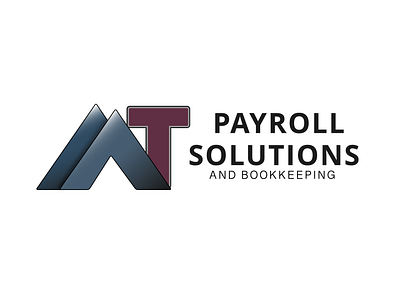 Payroll Solutions and Bookkeeping Logo graphic design illustrator logo vector