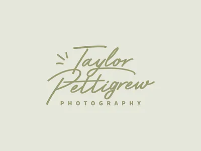 My Photography Logo brand branding design graphic design green hand drawn hand lettering logo photography